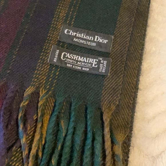 Christian Dior Cashmere Scarf - Picture 1 of 3